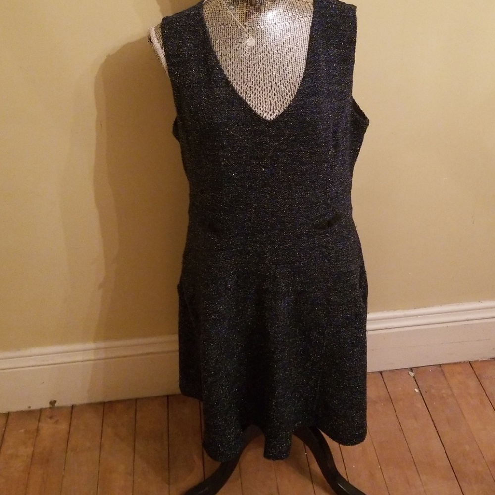 Party dress shimmery threads